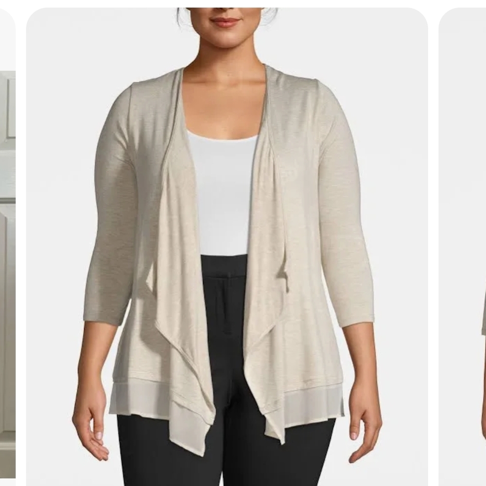Lane Bryant Lightweight Open cardigan Women Size 18/20 New